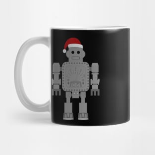 christmas santa claus robot Mug